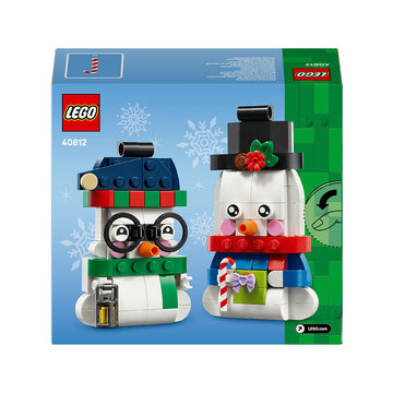 LEGO® Snowman Ornaments Christmas Decor Holiday Decorations 40812 - 0