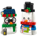 LEGO® Snowman Ornaments Christmas Decor Holiday Decorations 40812-3