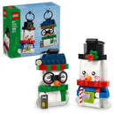 LEGO® Snowman Ornaments Christmas Decor Holiday Decorations 40812-10