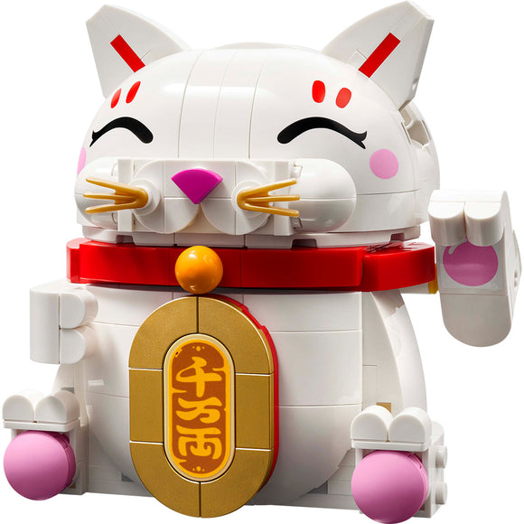 LEGO® Lucky Cat Good Luck Decor Piece Building Kit 40813