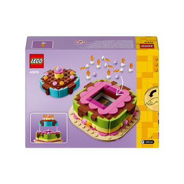 LEGO® Iconic Birthday Party Cake with Decorations, Fun Gift Set, Table Decor 40815 - 0