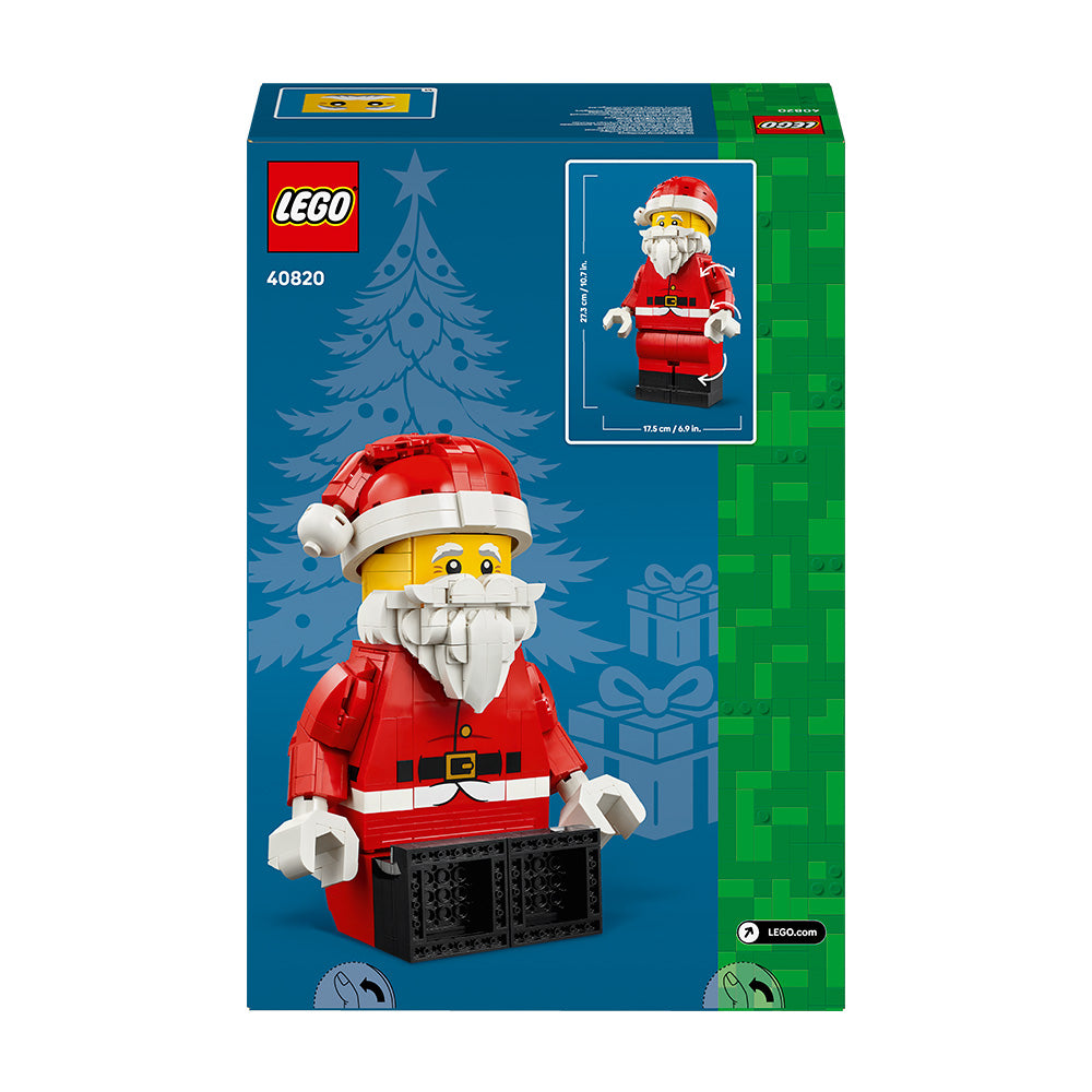 LEGO® Up-Scaled Santa Minifigure Christmas Toy Decoration 40820