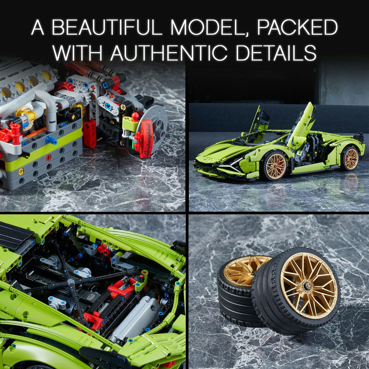 LEGO® Technic™ Lamborghini Sián FKP 37 Model Car Building Kit 42115
