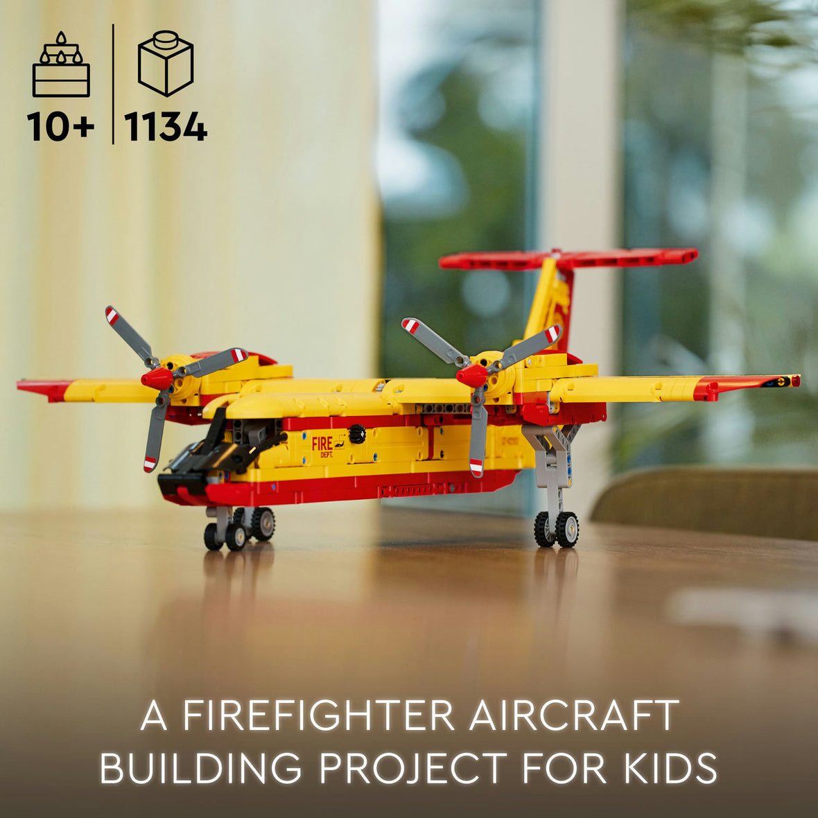 LEGO® Technic™ Firefighter Aircraft Building Toy Set 42152 - SLIGHTLY DAMAGED BOX