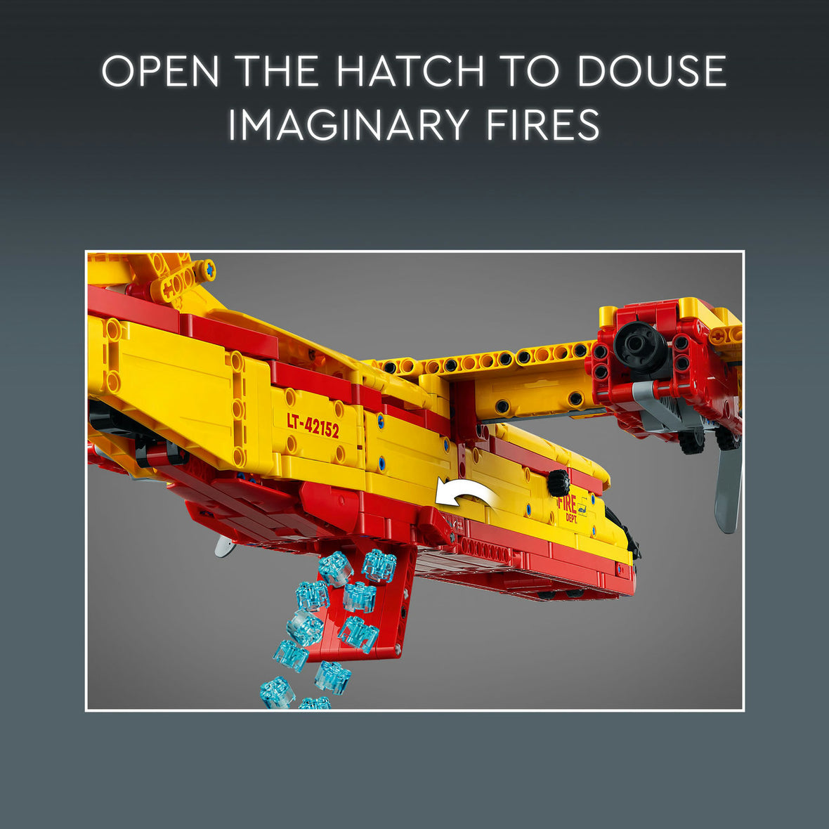 LEGO® Technic™ Firefighter Aircraft Building Toy Set 42152 - SLIGHTLY DAMAGED BOX