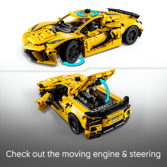 LEGO® Technic™ Chevrolet Corvette Stingray Car Model Kit Vehicle Toy 42205