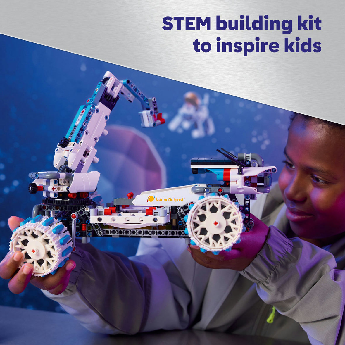 LEGO® Technic Lunar Outpost™ Moon Rover Space Vehicle Set STEM Toy 42211