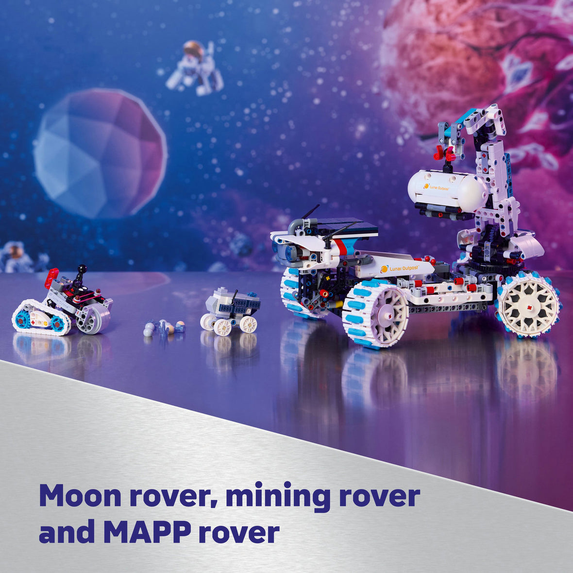 LEGO® Technic Lunar Outpost™ Moon Rover Space Vehicle Set STEM Toy 42211