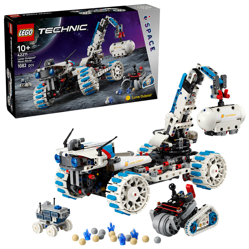 LEGO® Technic Lunar Outpost™ Moon Rover Space Vehicle Set STEM Toy 42211