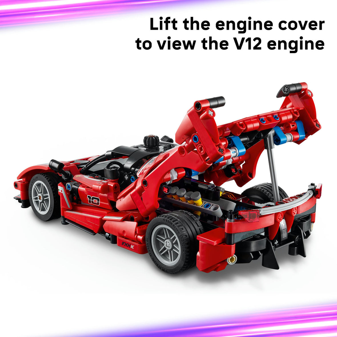LEGO® Technic™ Ferrari FXX K Model Car Kit STEM Building Toy 42212
