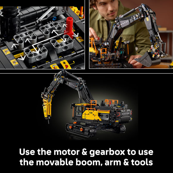 LEGO® Technic™ Volvo EC500 Hybrid Excavator Set for Adults 42215