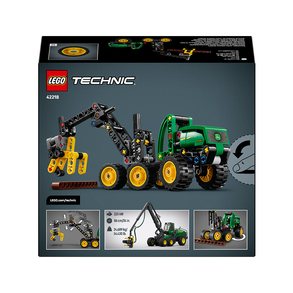 LEGO® Technic John Deere 1470H Wheeled Harvester Model Building