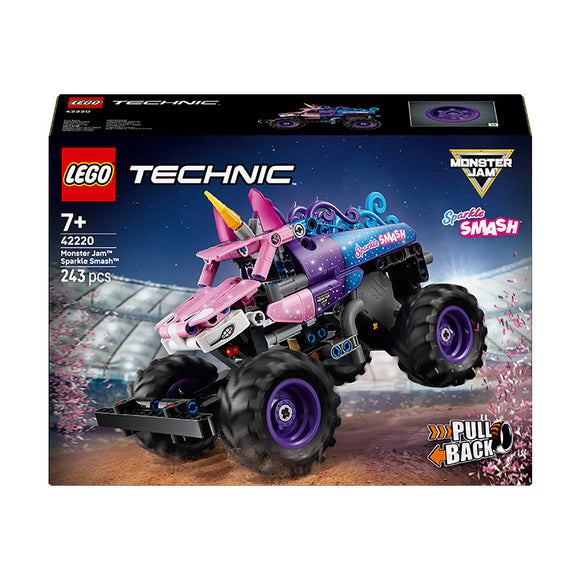 LEGO® Technic Monster Jam™ Sparkle Smash™ Pull-Back Toy 42220