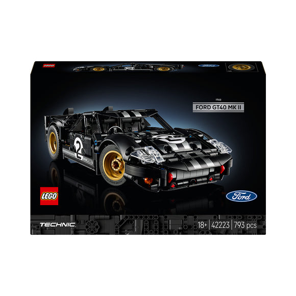 LEGO® Technic 1966 Ford GT40 MKII Race Car for Adults 42223