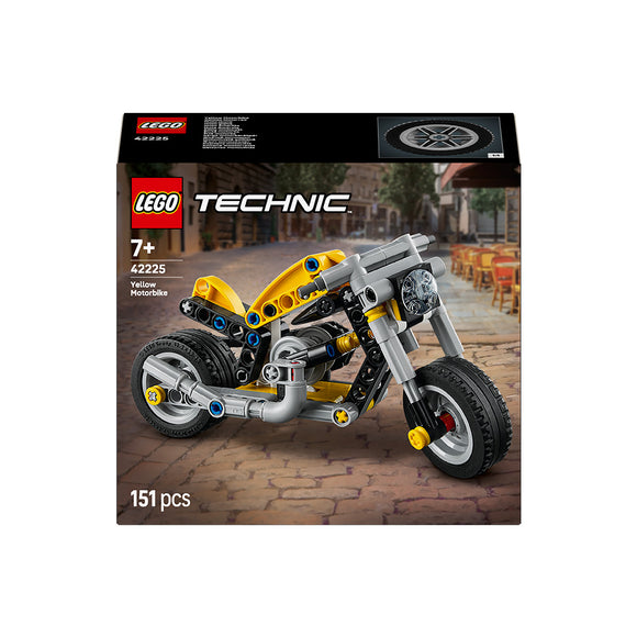 LEGO® Technic Yellow Motorbike Toy Building Set 42225