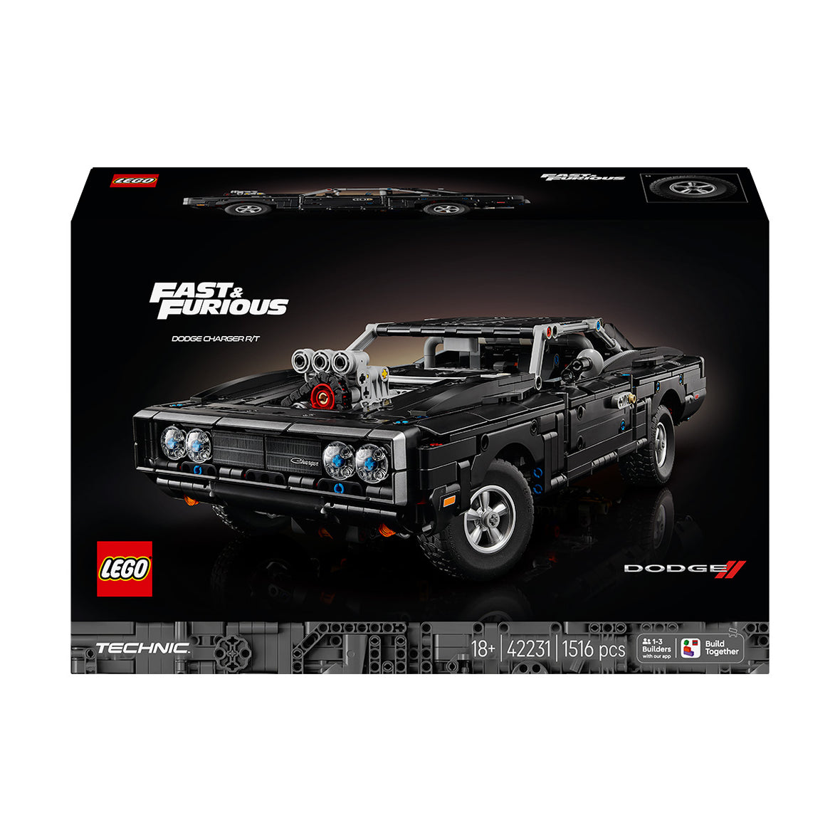 LEGO® Technic™ Fast and Furious Dodge Charger R/T Car 42231
