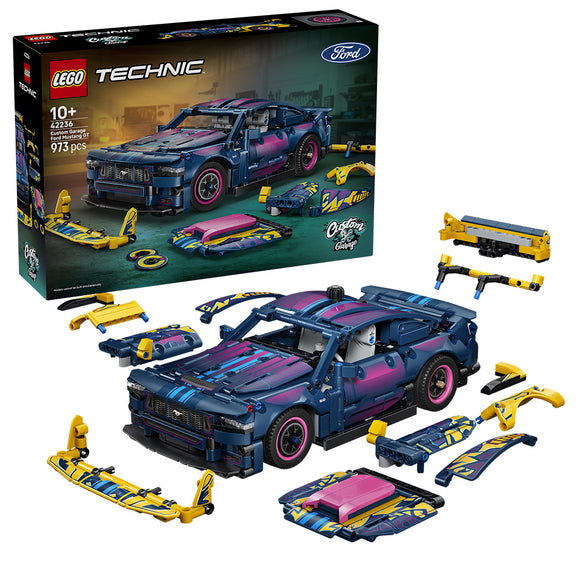 LEGO® Technic™ Custom Garage Ford Mustang GT Car Toy 42236