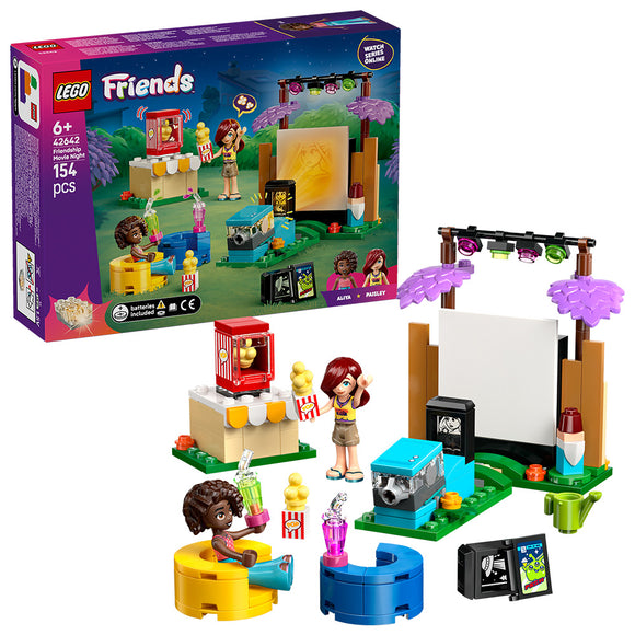 LEGO® Friends Friendship Movie Night Pretend-Play Toy Building Kit