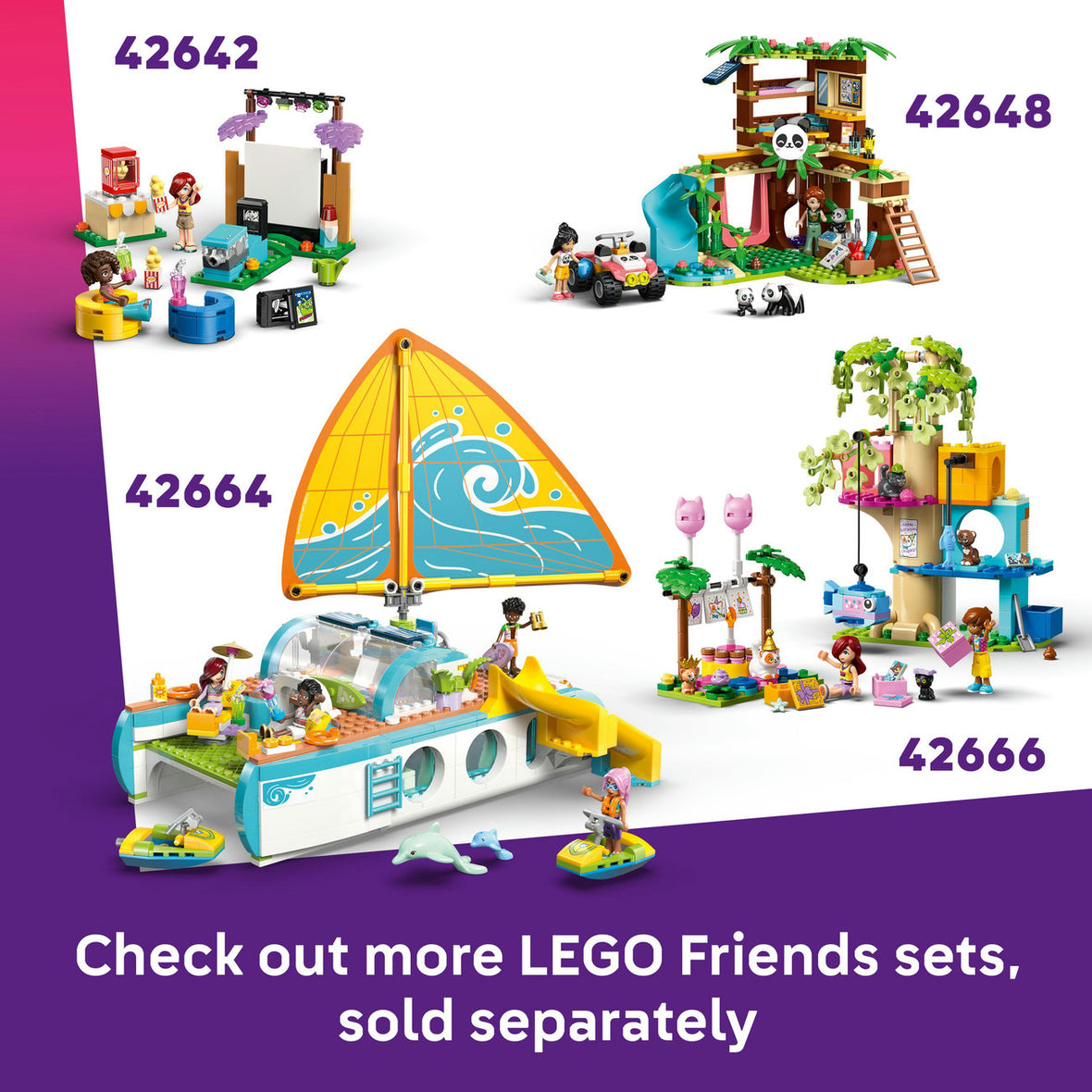 LEGO® Friends Music Shop & Apartment Building Set Pretend-Play Toy 42653