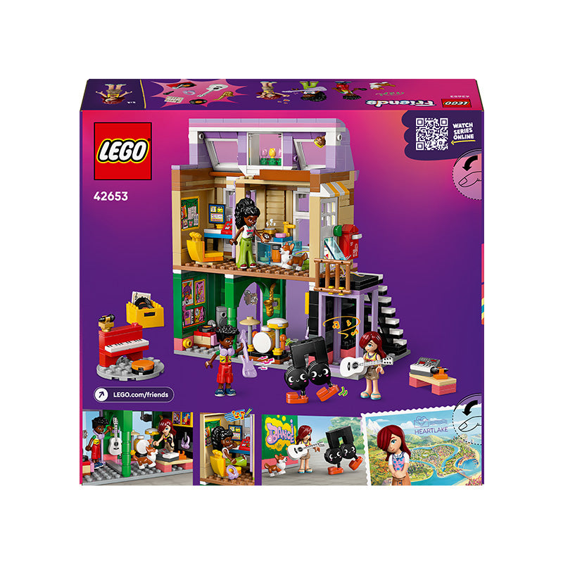 LEGO® Friends Music Shop & Apartment Building Set Pretend-Play Toy 42653