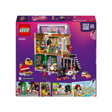 LEGO® Friends Music Shop & Apartment Building Set Pretend-Play Toy 42653 - 0
