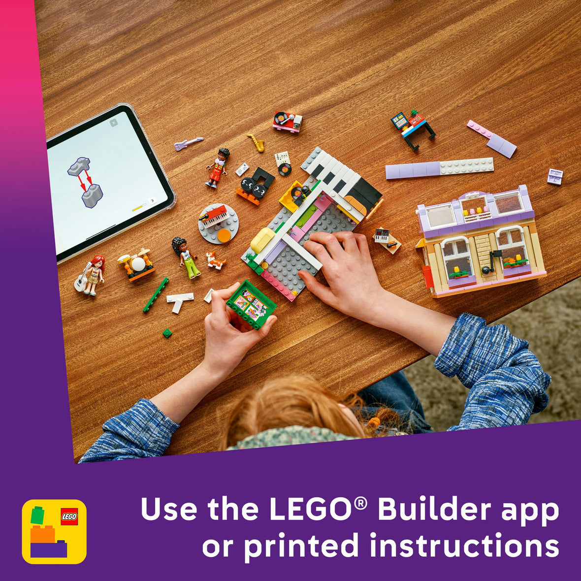 LEGO® Friends Music Shop & Apartment Building Set Pretend-Play Toy 42653