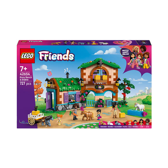 LEGO® Friends Pony Ranch Stable Building Set, Horse Toy Playset