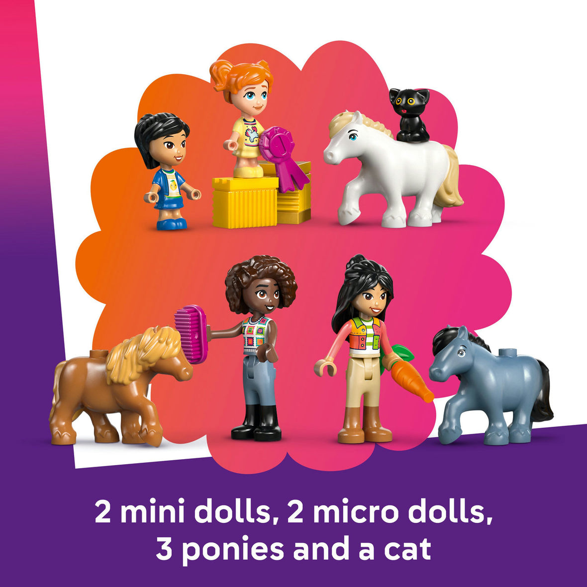 LEGO® Friends Pony Ranch & Stable Building Set, Horse Toy Playset 42654