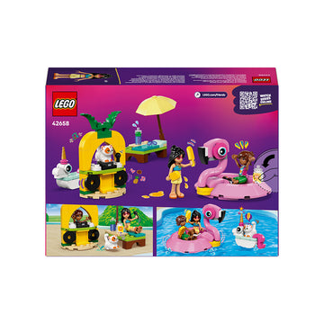 LEGO® Friends Unicorn & Flamingo Pool Party Toy Building Set 42658 - 0