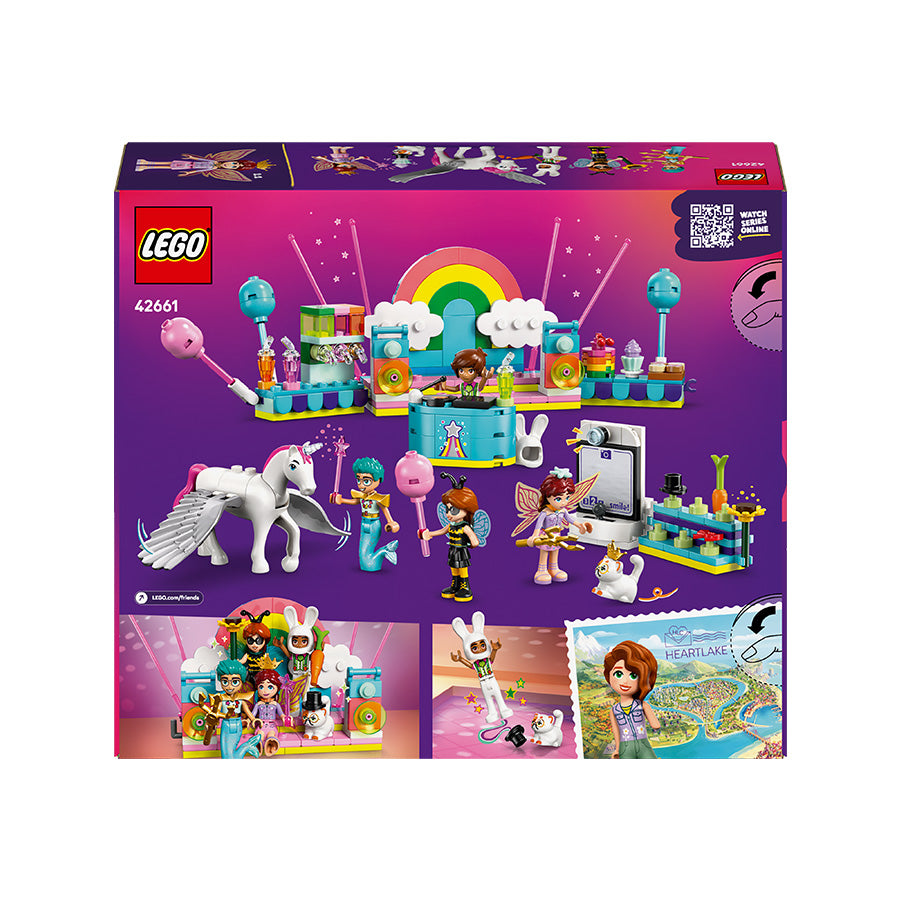 LEGO® Friends Costume Party with Unicorn & Fairy Pretend-Play Building Kit 42661