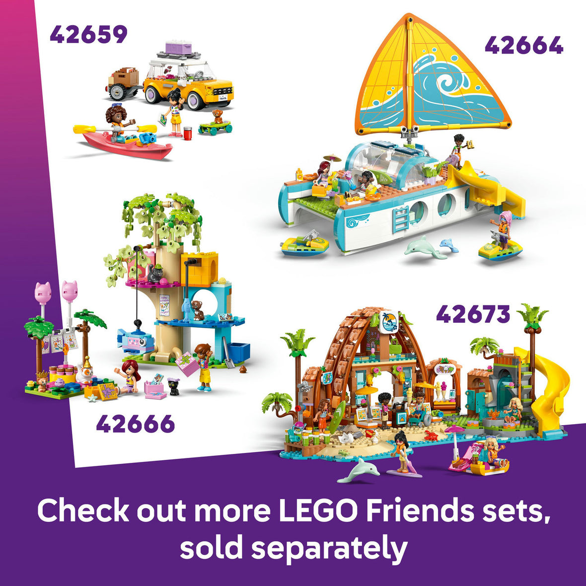 LEGO® Friends Costume Party with Unicorn & Fairy Pretend-Play Building Kit 42661
