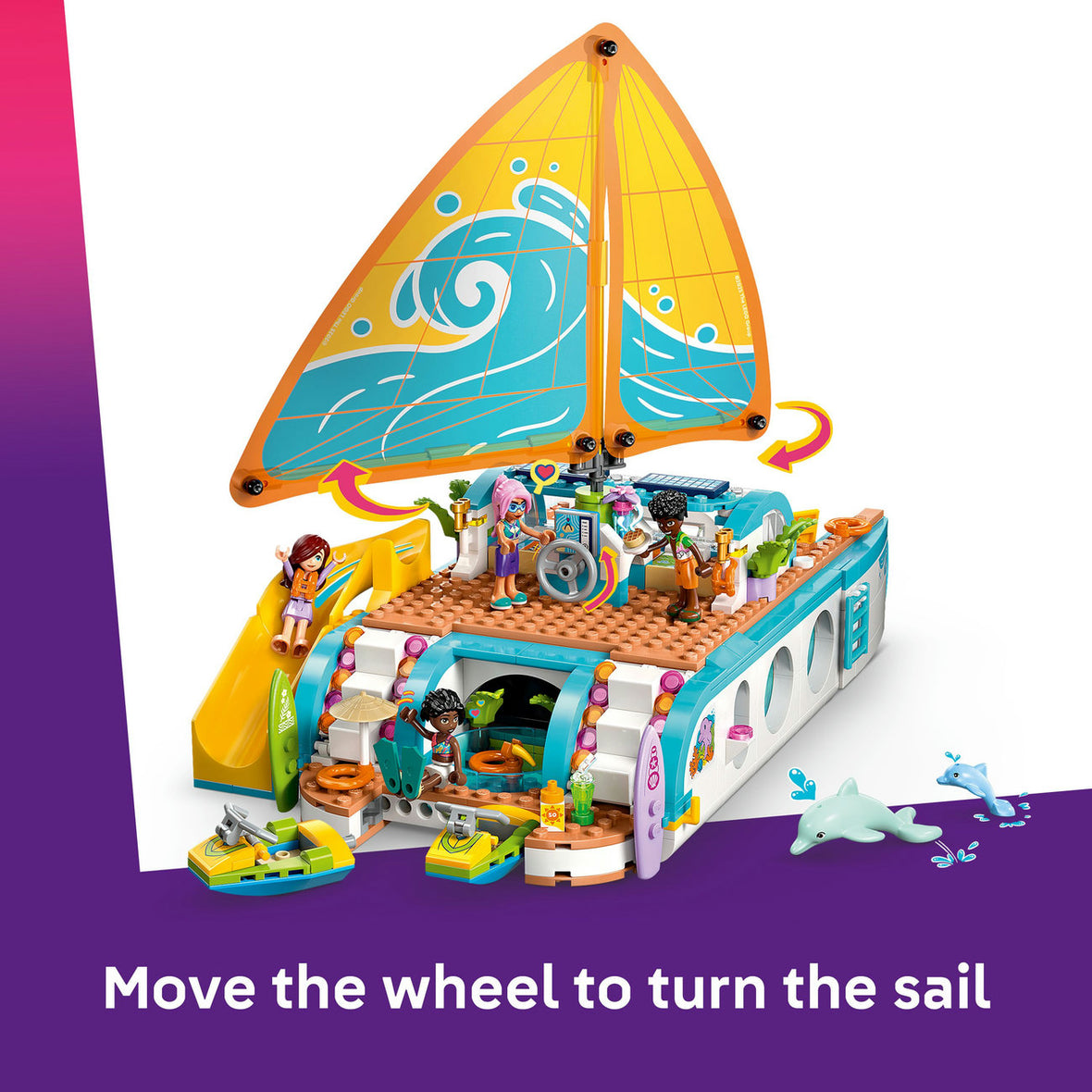 LEGO® Friends Travel Boat Adventure Building Kit Role-Play Toy 42664