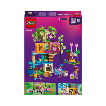 LEGO® Friends Cat Birthday Party & Tree House Building Kit Toy 42666 - 0