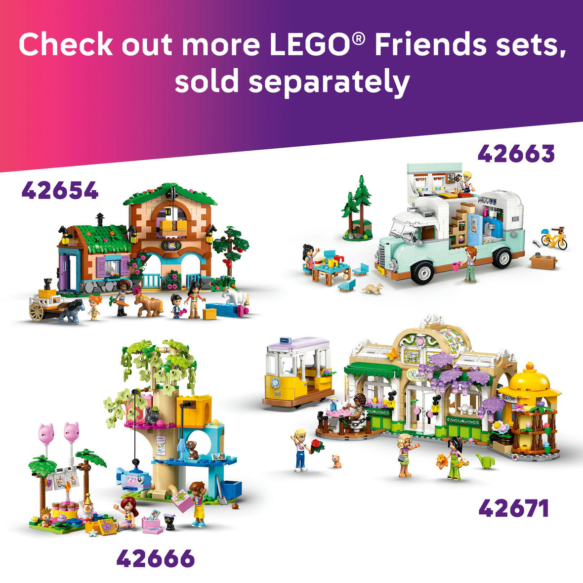 LEGO® Friends Family Holiday Beach Resort Building Set 42673
