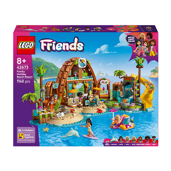 LEGO® Friends Family Holiday Beach Resort Building Set 42673
