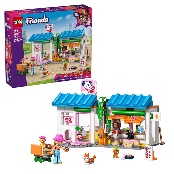 LEGO® Friends Dog Treats Bakery Building Toy Playset 42677