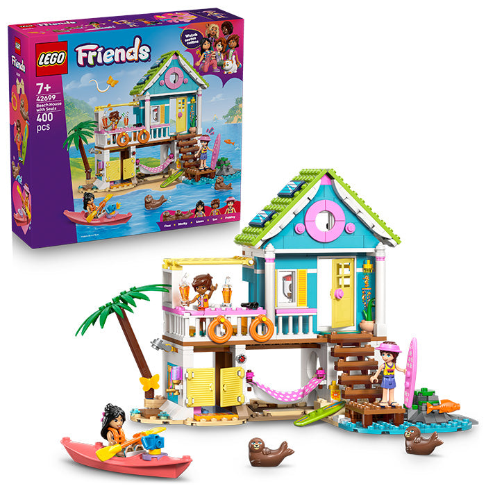 LEGO® Friends Beach House with Seals Building Kit 42699