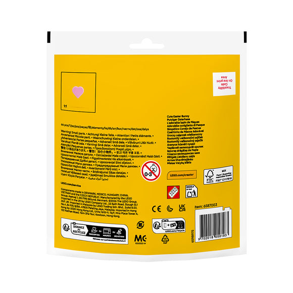 LEGO® CREATOR Cute Easter Bunny Recruitment Bag 30716