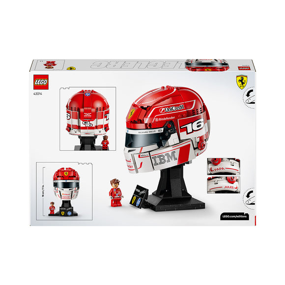 LEGO® Editions Scuderia Ferrari HP Charles Leclerc Helmet 43014