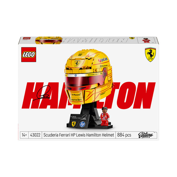 LEGO® Editions Scuderia Ferrari HP Lewis Hamilton Helmet 43022