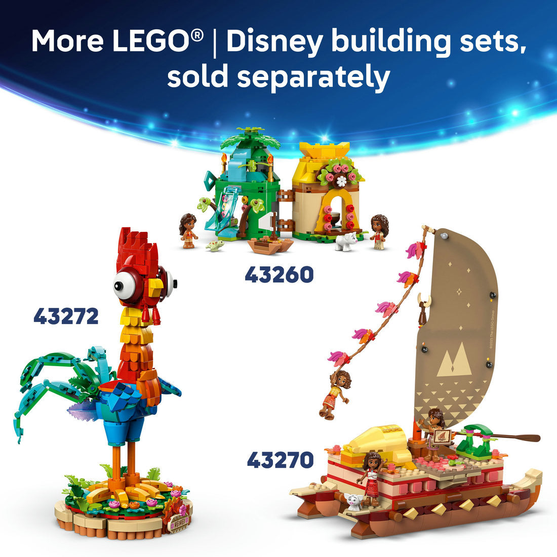LEGO® ǀ Disney Moana 2 Kakamora Barge, Toy Building Set 43258 - DAMAGED BOX