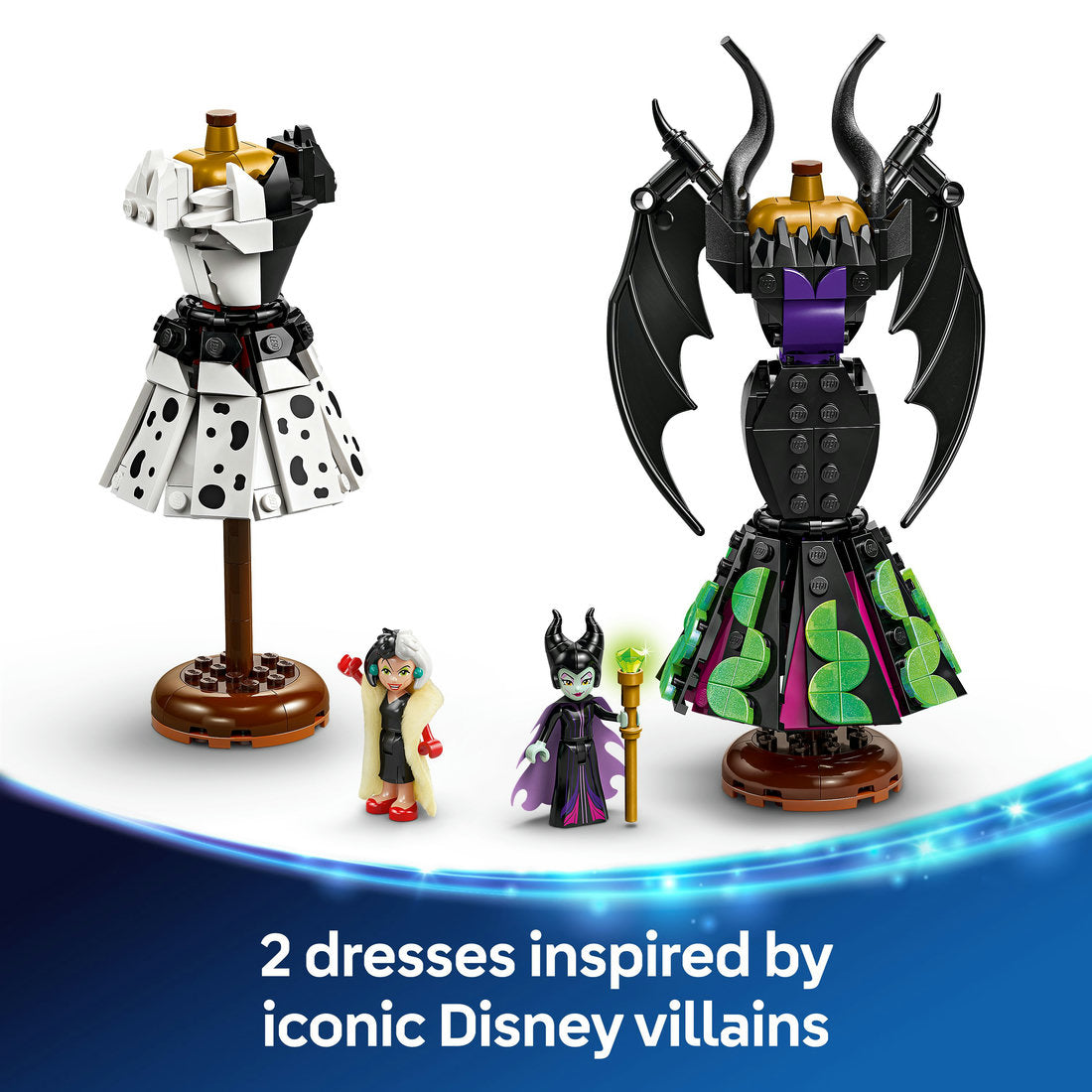 LEGO® ǀ Disney Villains Maleficent’s and Cruella De Vil’s Dresses 43262 - SLIGHTLY DAMAGED BOX