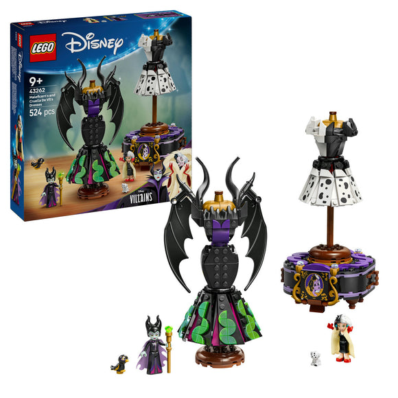 LEGO® ǀ Disney Villains Maleficent’s and Cruella De Vil’s Dresses 43262