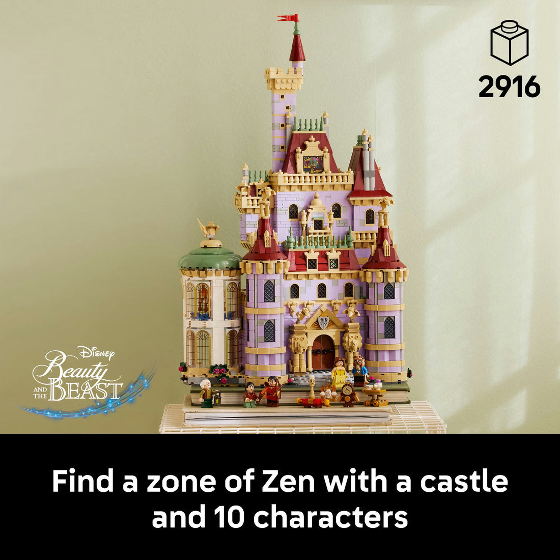 LEGO® ǀ Disney Princess™ Beauty and the Beast Castle Building Kit 43263