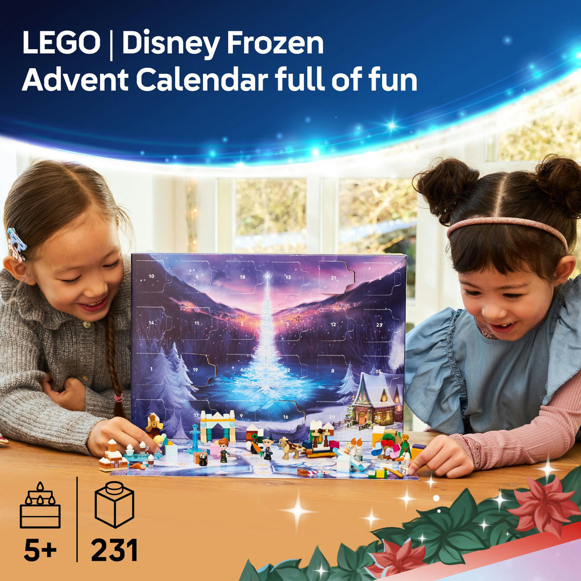 LEGO® ǀ Disney Frozen Advent Calendar 2025 Fantasy Toy Building Kit 43273