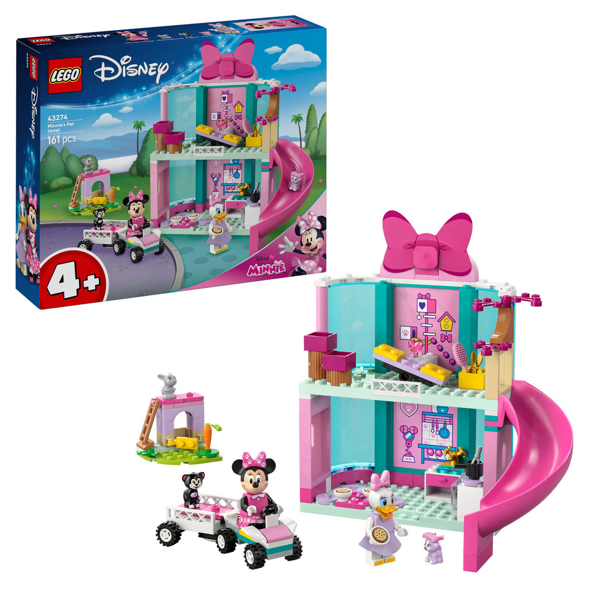LEGO® ǀ Disney Classic Minnie’s Pet Hotel Mickey Mouse Clubhouse Toy Buildable Set 43274