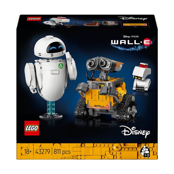 LEGO® ǀ Disney and Pixar WALL-E and EVE Animated Film Building Set 43279