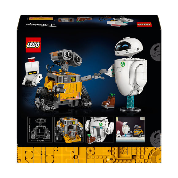 LEGO® ǀ Disney and Pixar WALL-E and EVE Animated Film Building Set 43279
