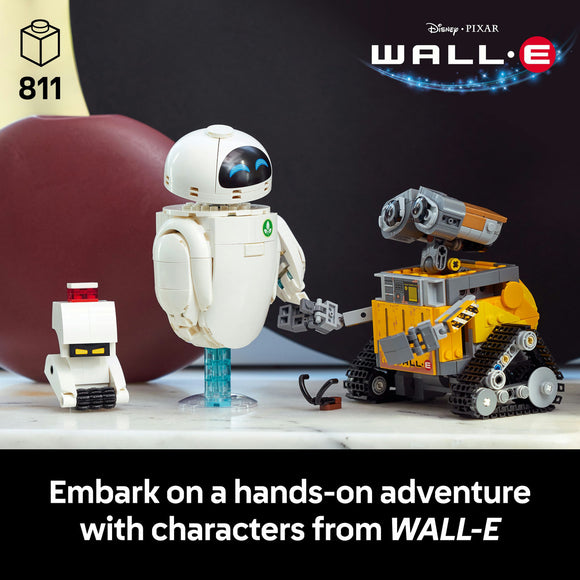 LEGO® ǀ Disney and Pixar WALL-E and EVE Animated Film Building Set 43279