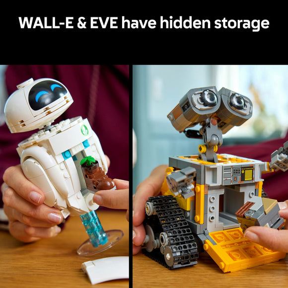 LEGO® ǀ Disney and Pixar WALL-E and EVE Animated Film Building Set 43279